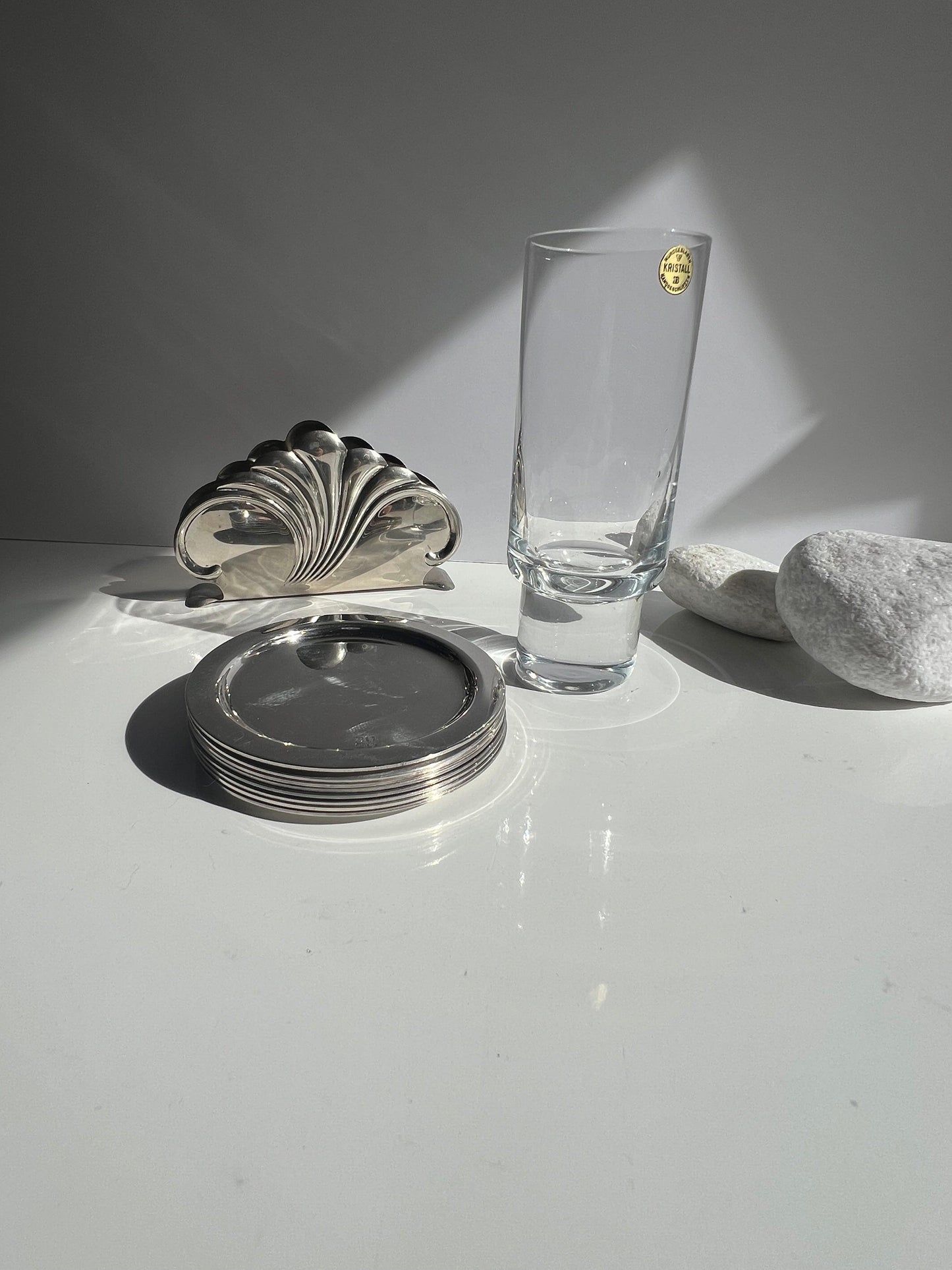 Sterling Silver Italian Coasters - L'Officina General Store 