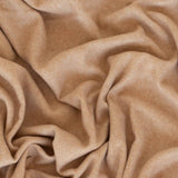 Cashmere Merino Wool Throw Blanket | Light Camel · 200 × 140 cm
