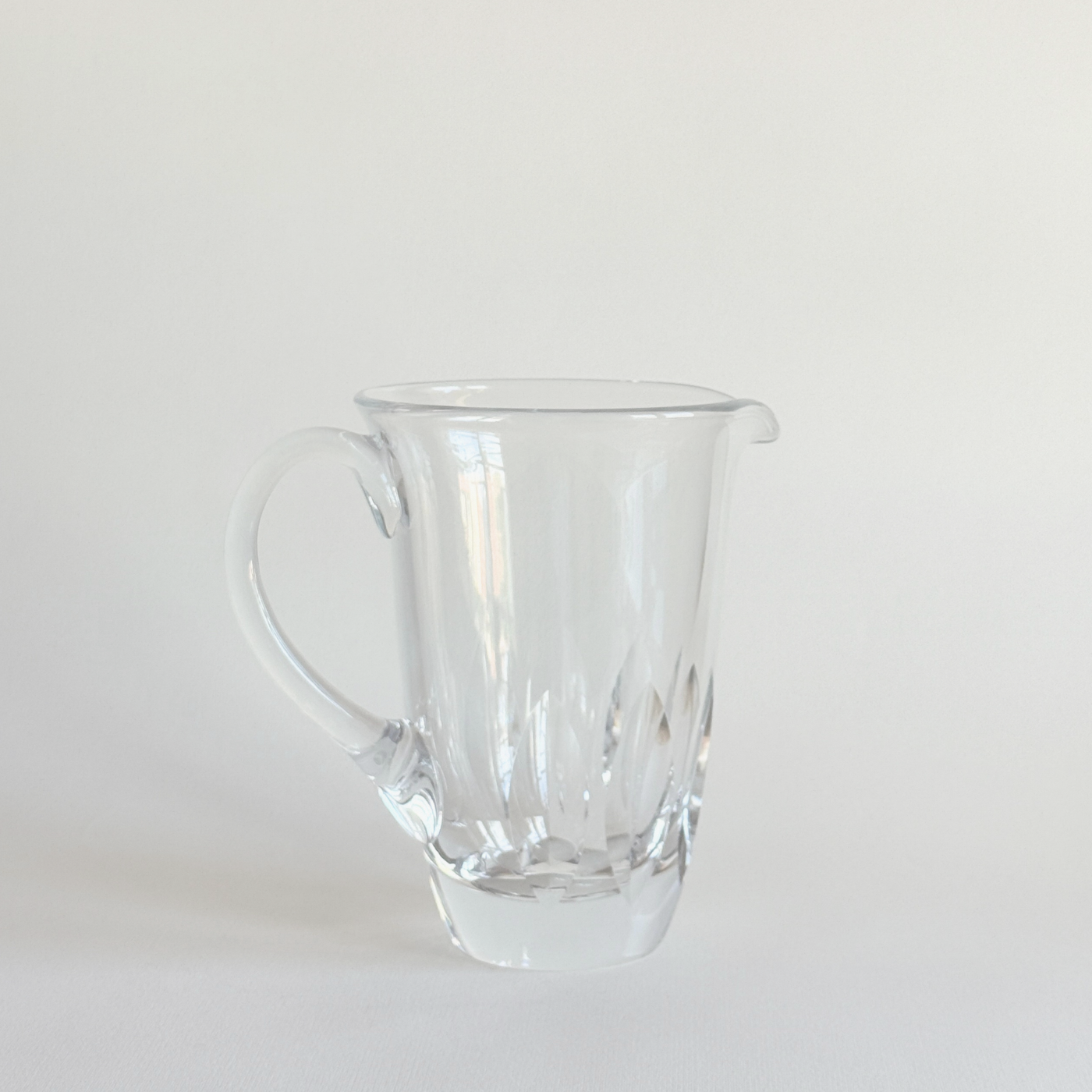 Cristal de Sèvres crystal serving jug · signed · mid-century French · L'Officina General Store