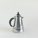Guido Bergna Mia Moka 2 cups · side view · 1980s Italian stovetop espresso maker · L'Officina General Store