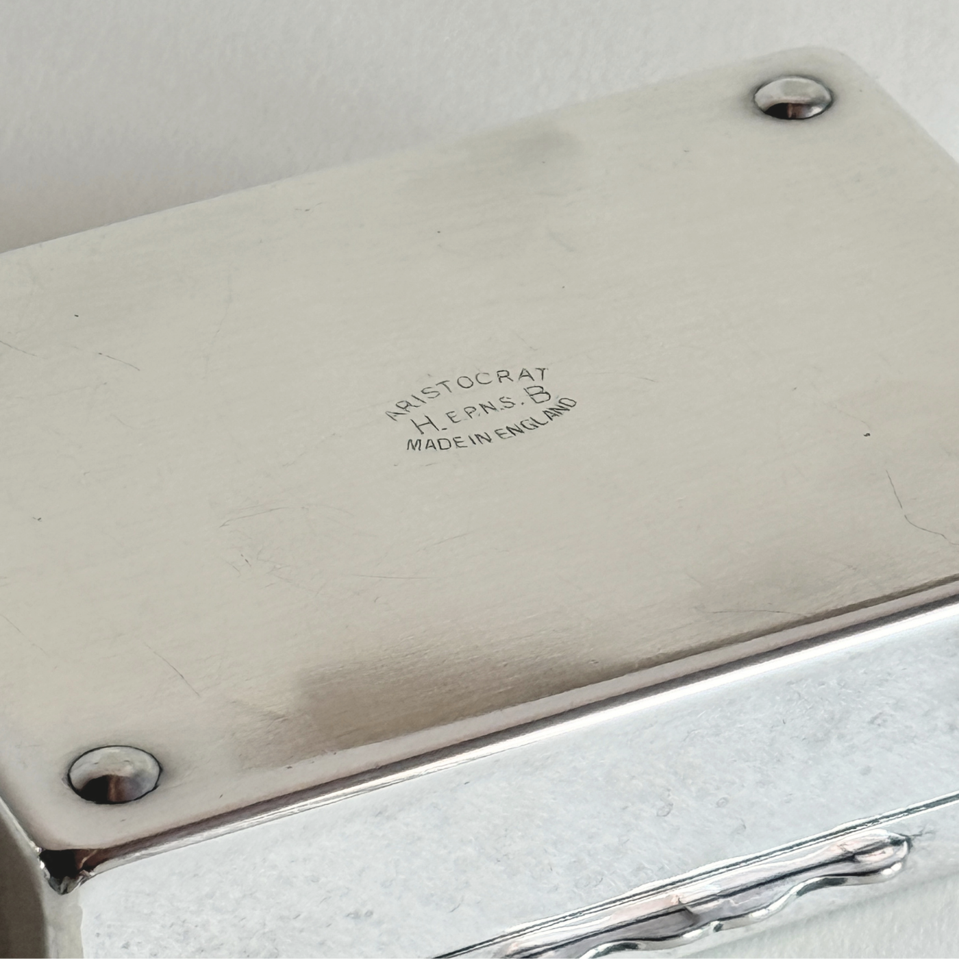 Aristocrat by HB – Decorative Box – Silver plated – Silver