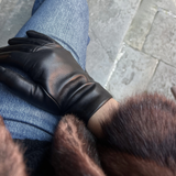 Leather and Cashmere Gloves I Made in Italy