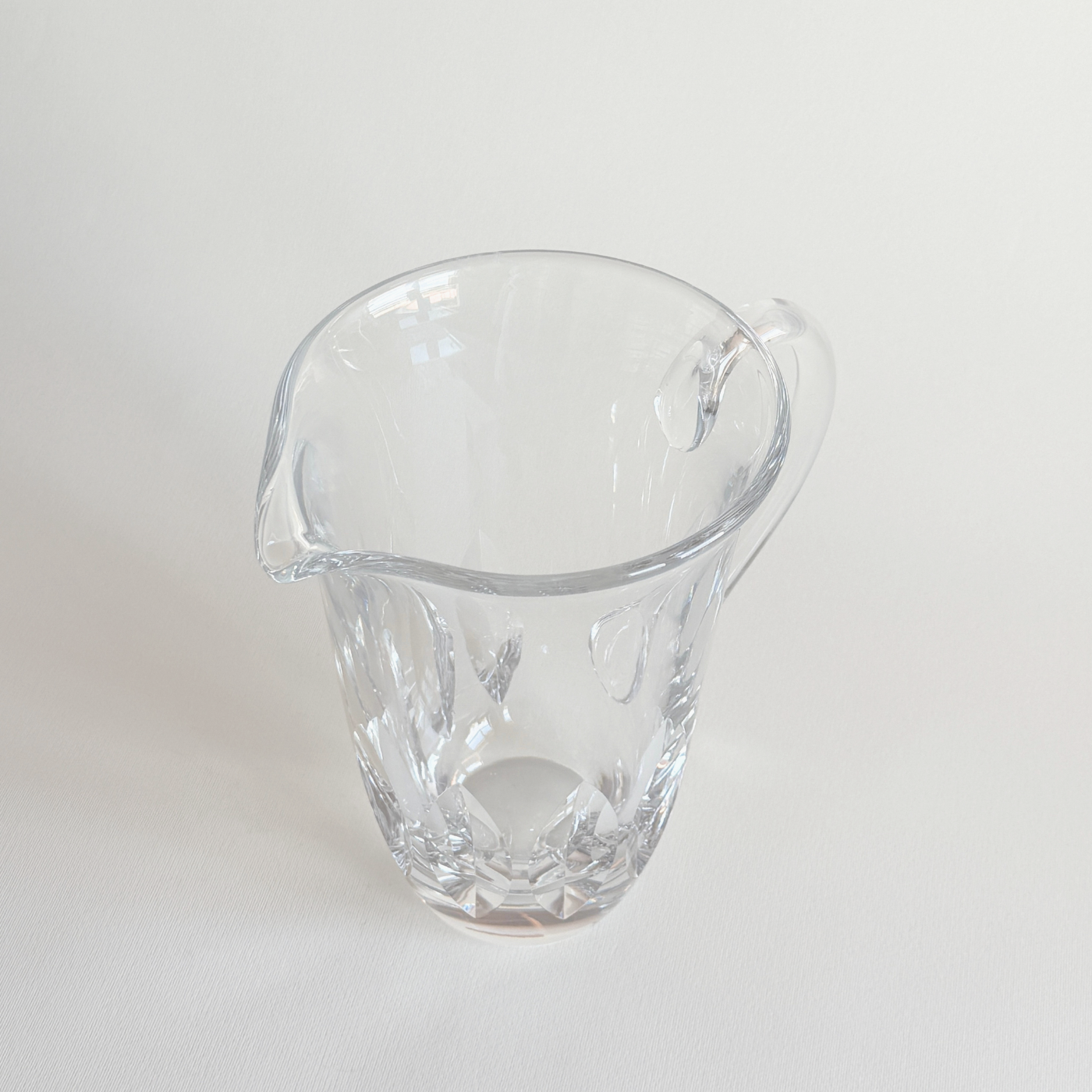 Cristal de Sèvres jug · side profile · clean vertical form · L'Officina General Store