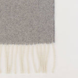 Cashmere Merino Wool Throw Blanket | Grey · 200 × 140 cm
