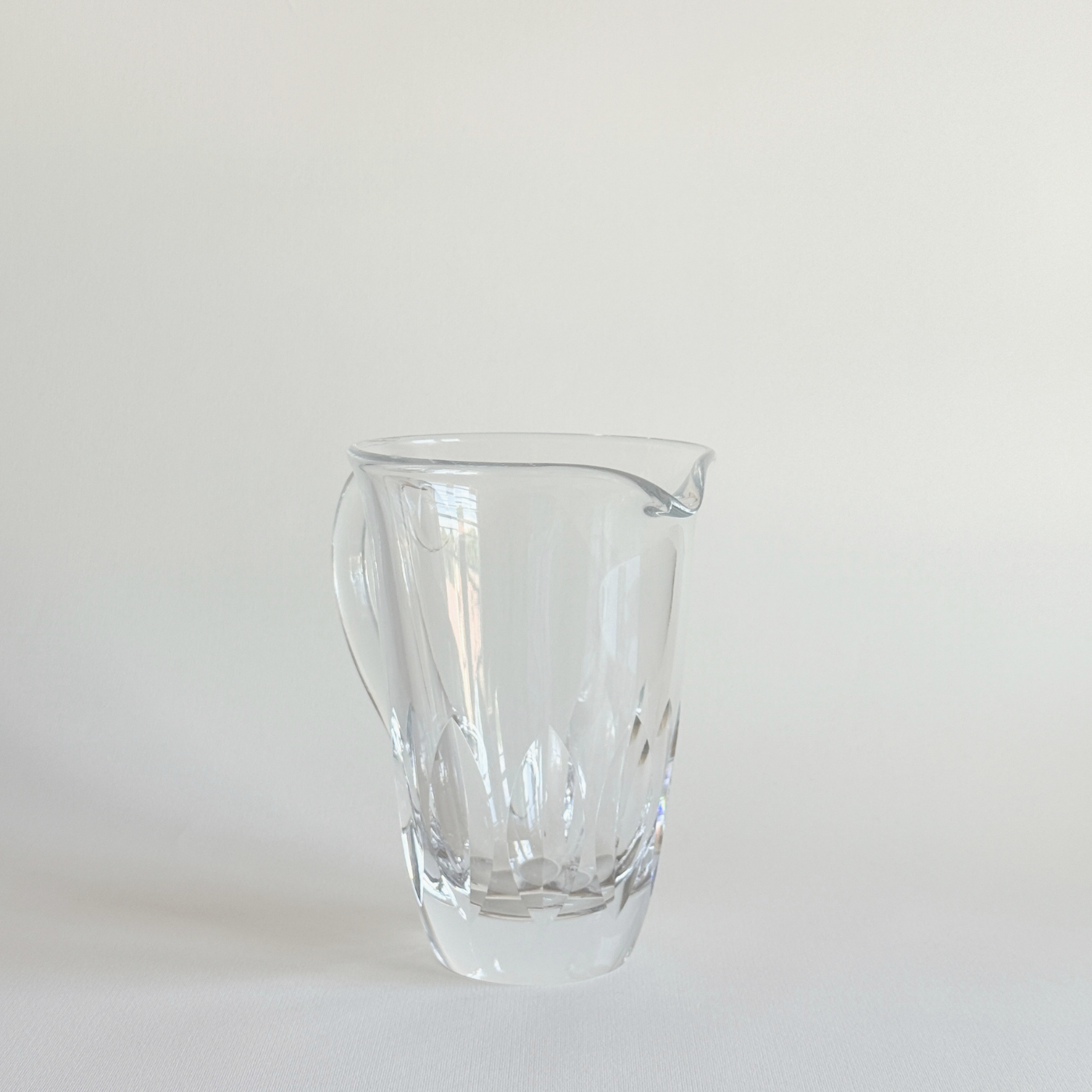 Cristal de Sèvres jug · top view · H 20 cm · L'Officina General Store
