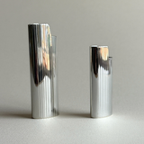 Sterling Silver 925 Bic Lighter Stripe Case