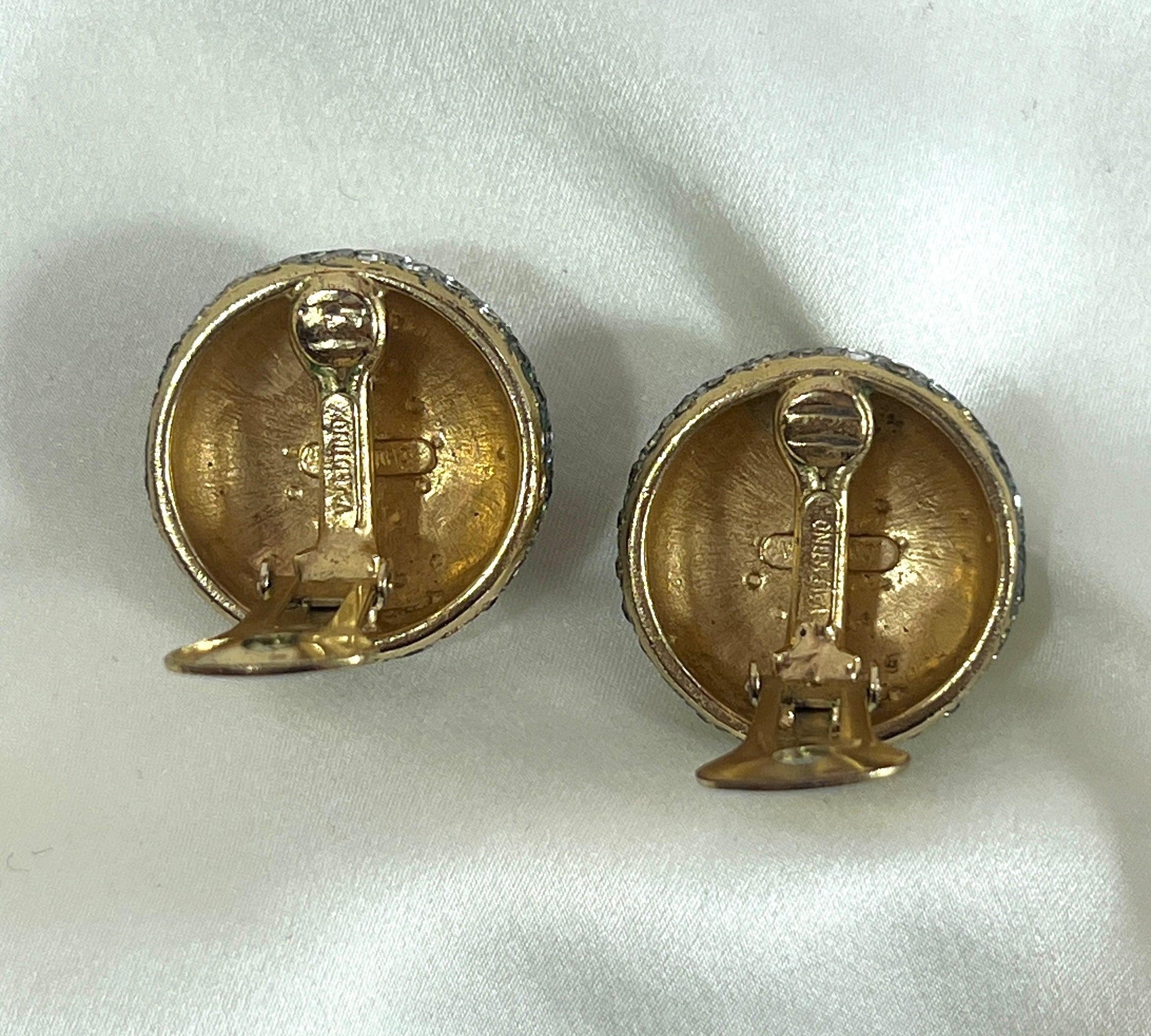 Valentino Garavani I Crystal Couture earrings I 1980s - L'Officina General Store