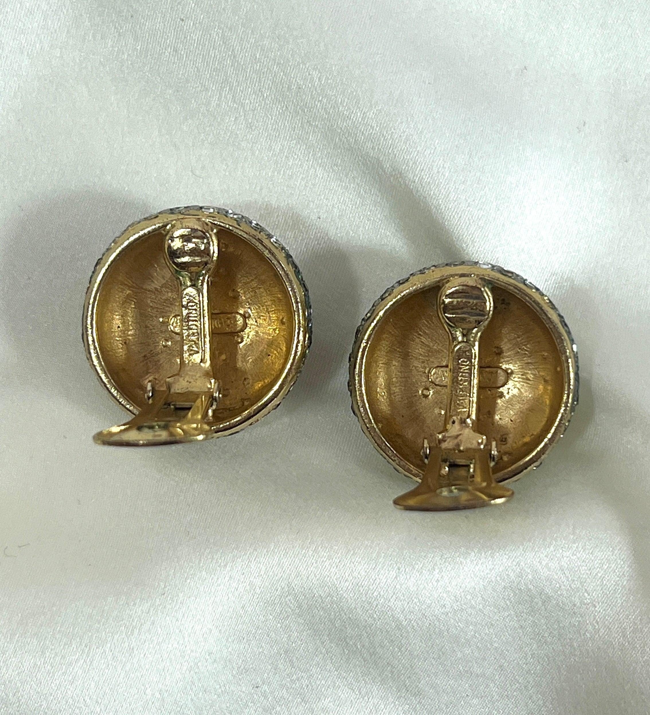 Valentino Garavani I Crystal Couture earrings I 1980s - L'Officina General Store