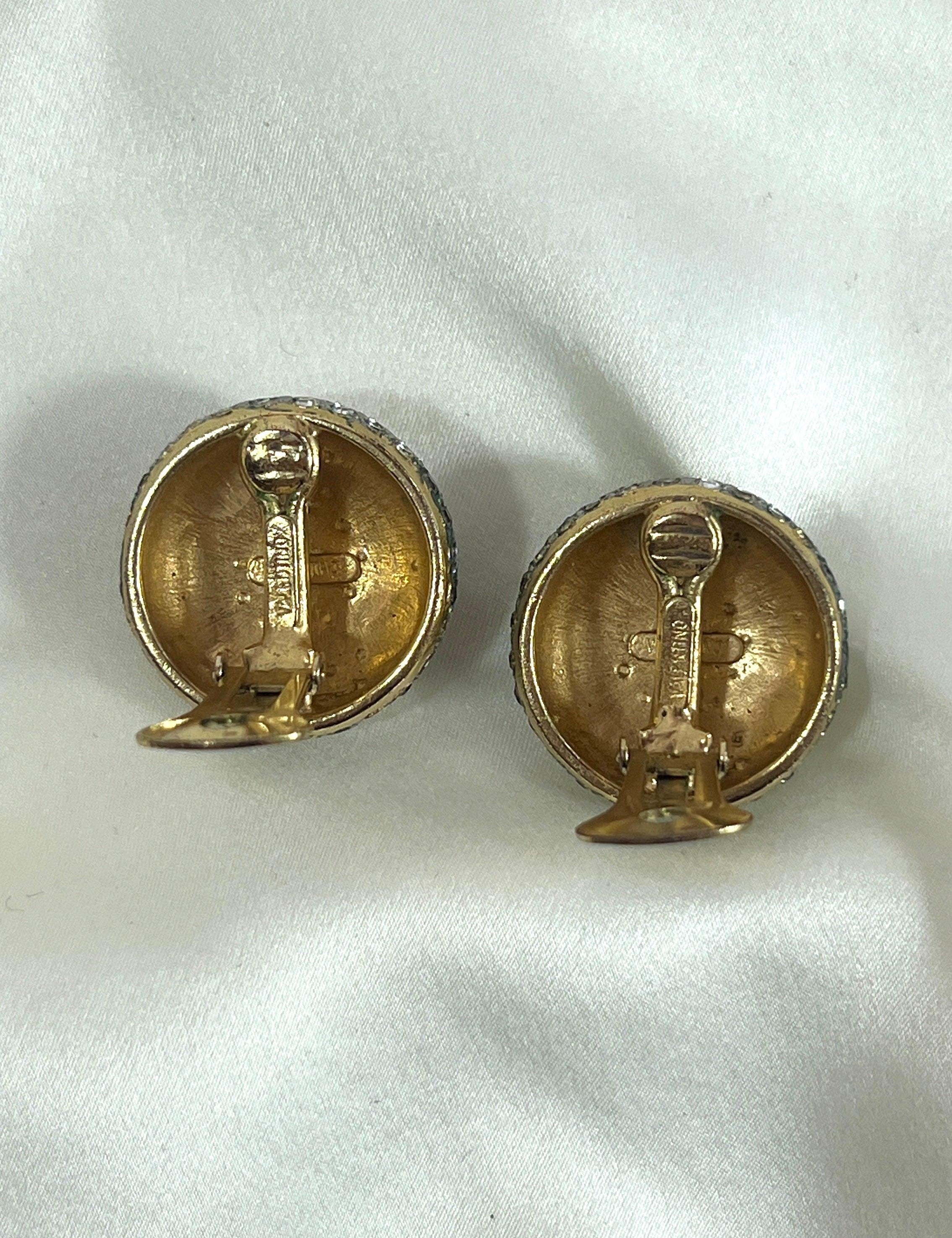 Valentino Garavani I Crystal Couture earrings I 1980s - L'Officina General Store