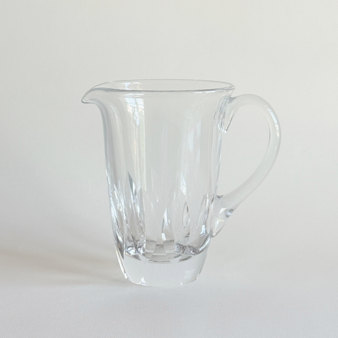 Cristal de Sèvres jug · base signature detail · made in France · L'Officina General Store