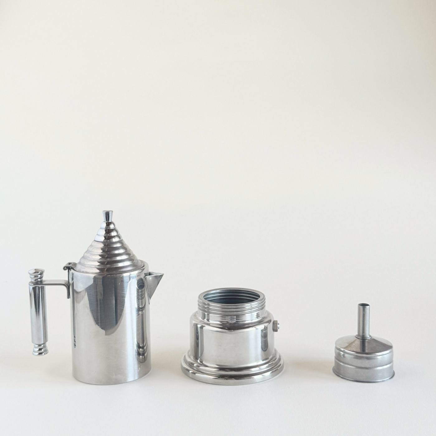 18/10 stainless steel stovetop coffee maker Italy