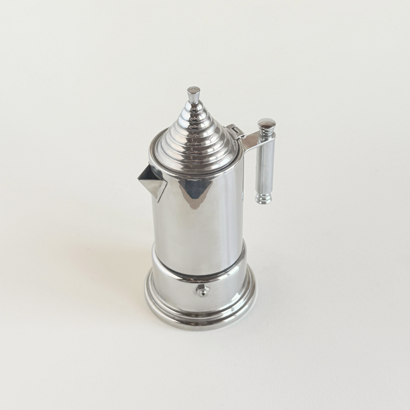 ALPU A.M.C. Classic 1980s stainless steel moka coffee maker