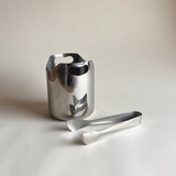 AMC Secchiello per ghiaccio in metallo argentato lucido 