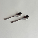 AMC metal coffee spoons I Art Design I Set of 2
