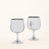 AMC silver White Wine glass I Art Design Collection