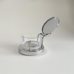 Alessi 5071 cheese bowl ettore sottsass Metal and Glass 8003299009022