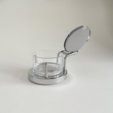 Alessi 5071 cheese bowl ettore sottsass Metal and Glass 8003299009022