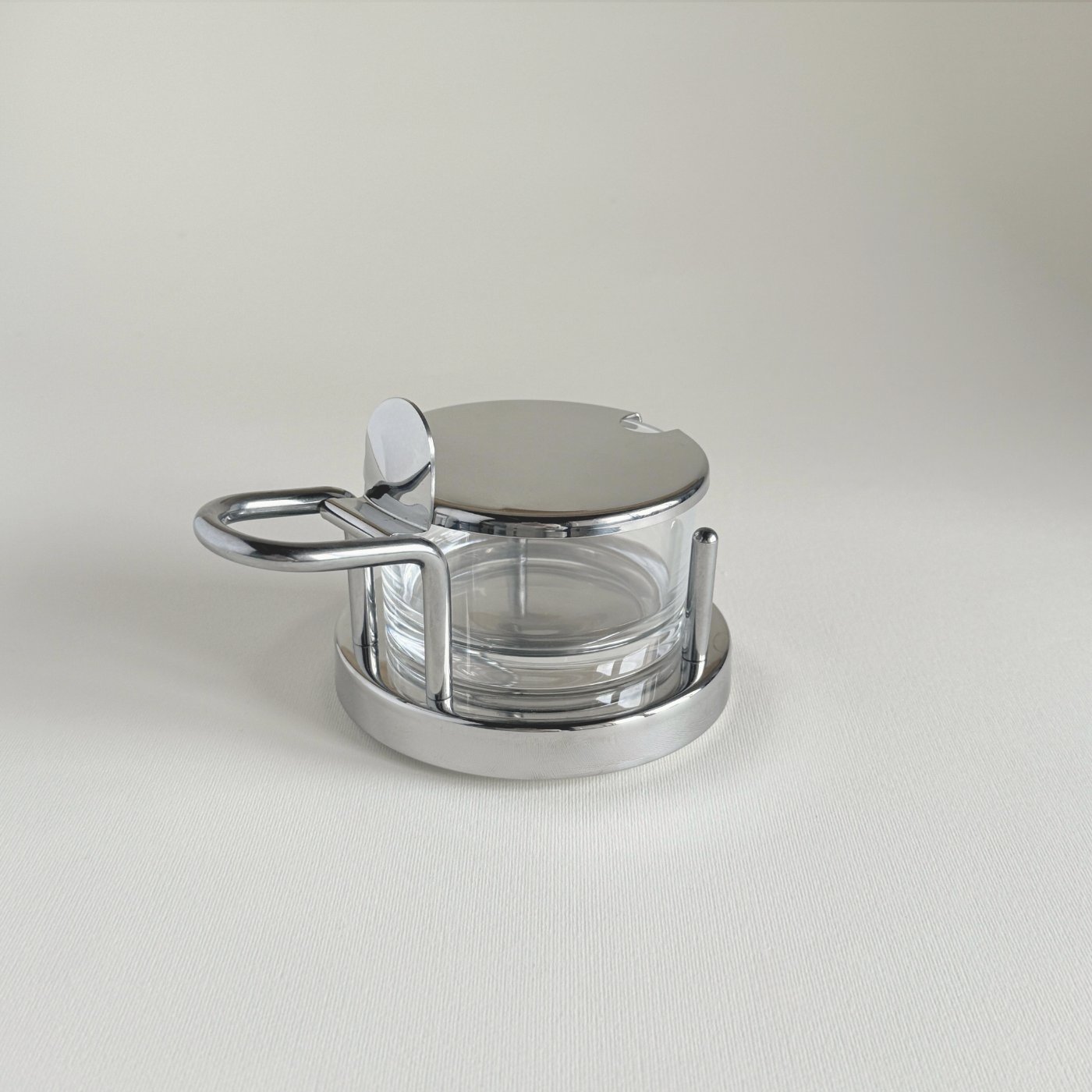 Alessi 5071 cheese bowl ettore sottsass Metal and Glass 8003299009022