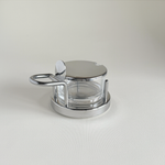 Alessi 5071 cheese bowl ettore sottsass Metal and Glass 8003299009022