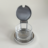 Alessi 5071 cheese bowl ettore sottsass Metal and Glass 8003299009022