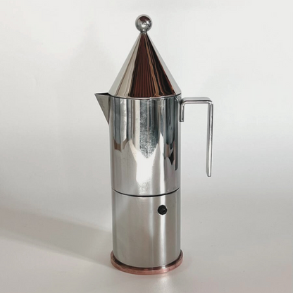 METAL COFFEE MAKER -  6 CUPS I Alessi I La Conica