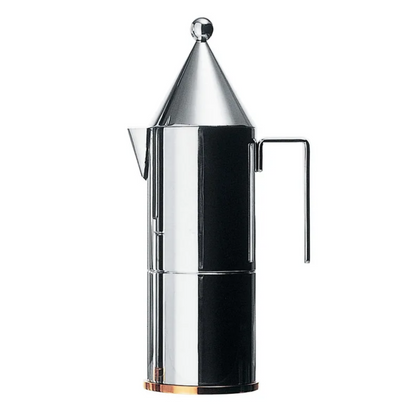 METAL COFFEE MAKER -  6 CUPS I Alessi I La Conica