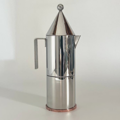 METAL COFFEE MAKER -  6 CUPS I Alessi I La Conica