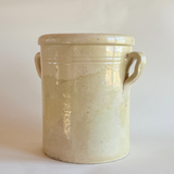 Antique Ceramic Italian Glazed Preserving Pot I Large I 19th Century