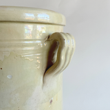 Antique Ceramic Italian Glazed Preserving Pot I Large I 19th Century