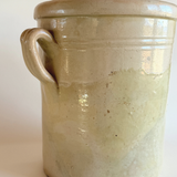 Antique Ceramic Italian Glazed Preserving Pot I Large I 19th Century