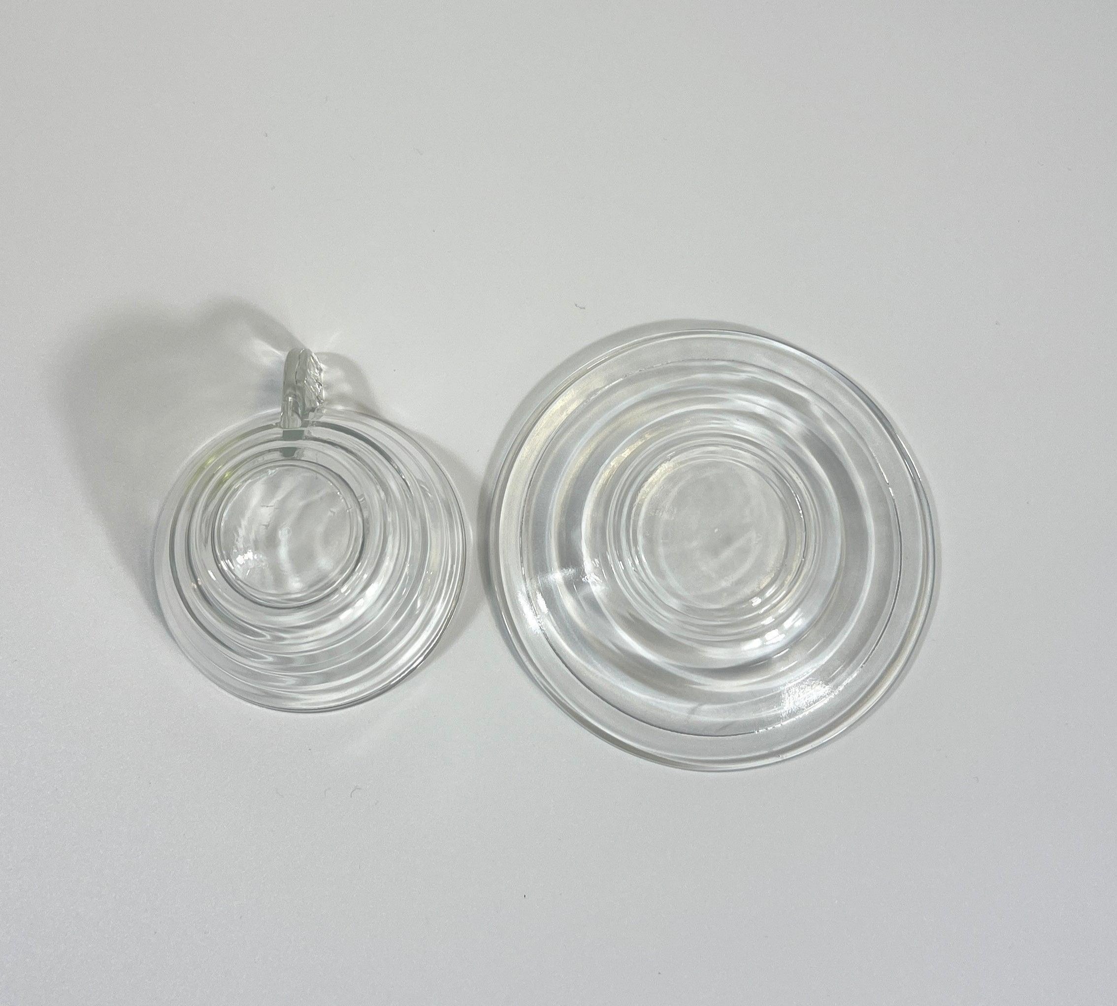Arcopal glass espresso cup and saucer I Gondolo - L'Officina General Store
