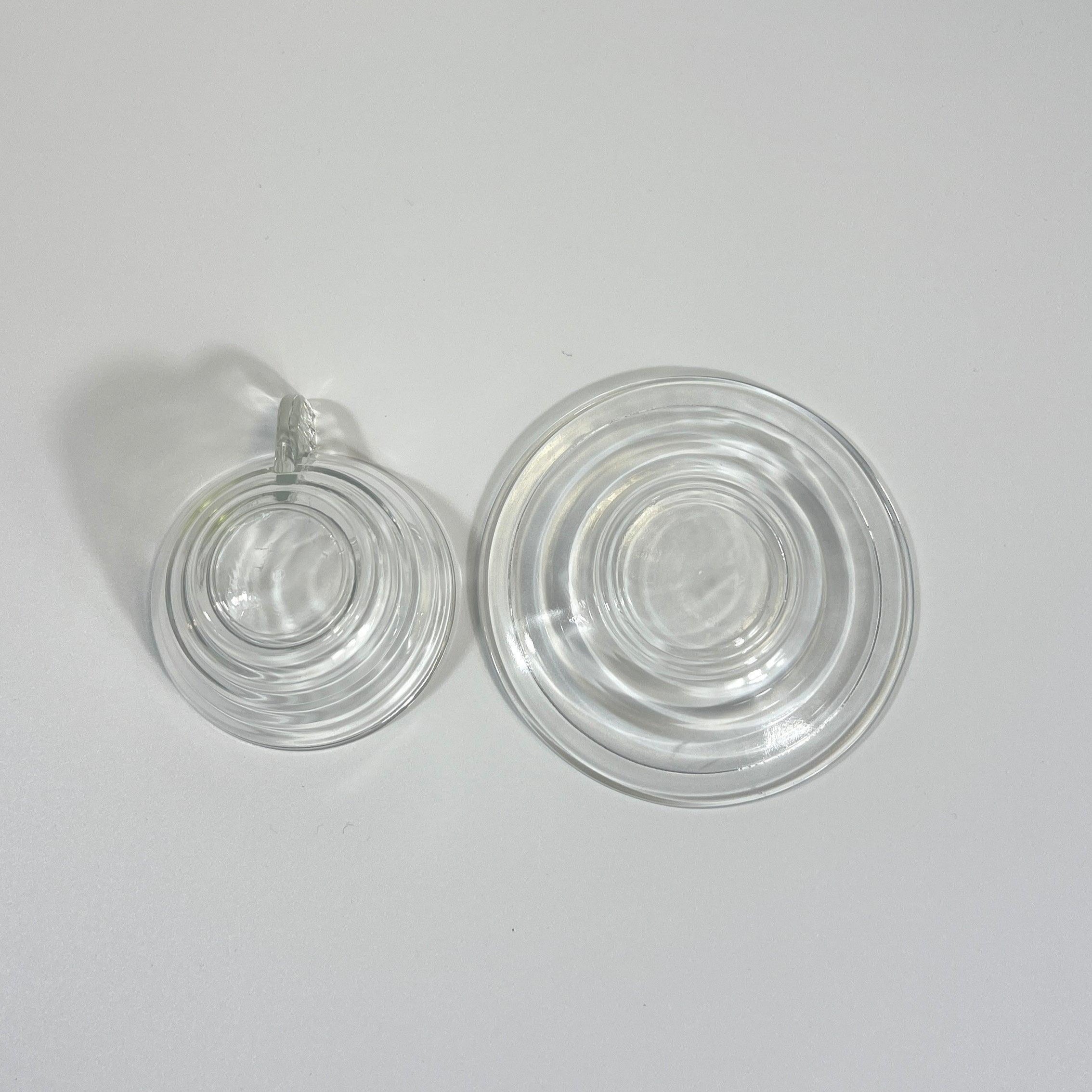 Arcopal glass espresso cup and saucer I Gondolo - L'Officina General Store