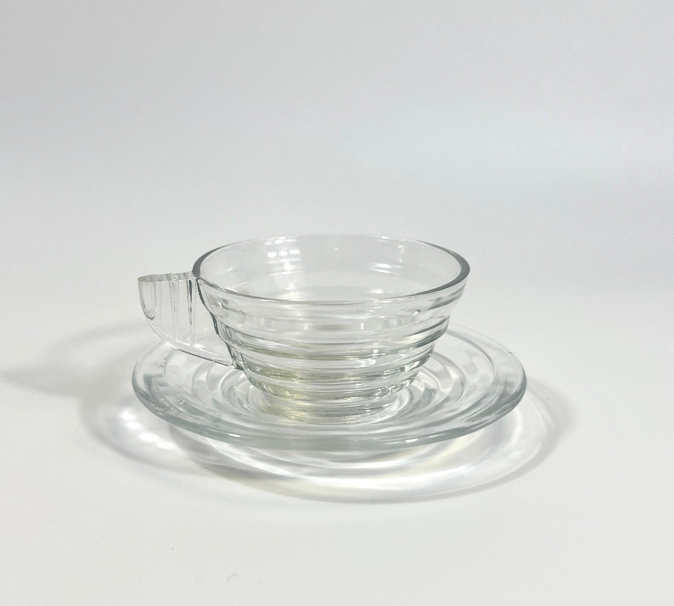 Arcopal glass espresso cup and saucer I Gondolo - L'Officina General Store