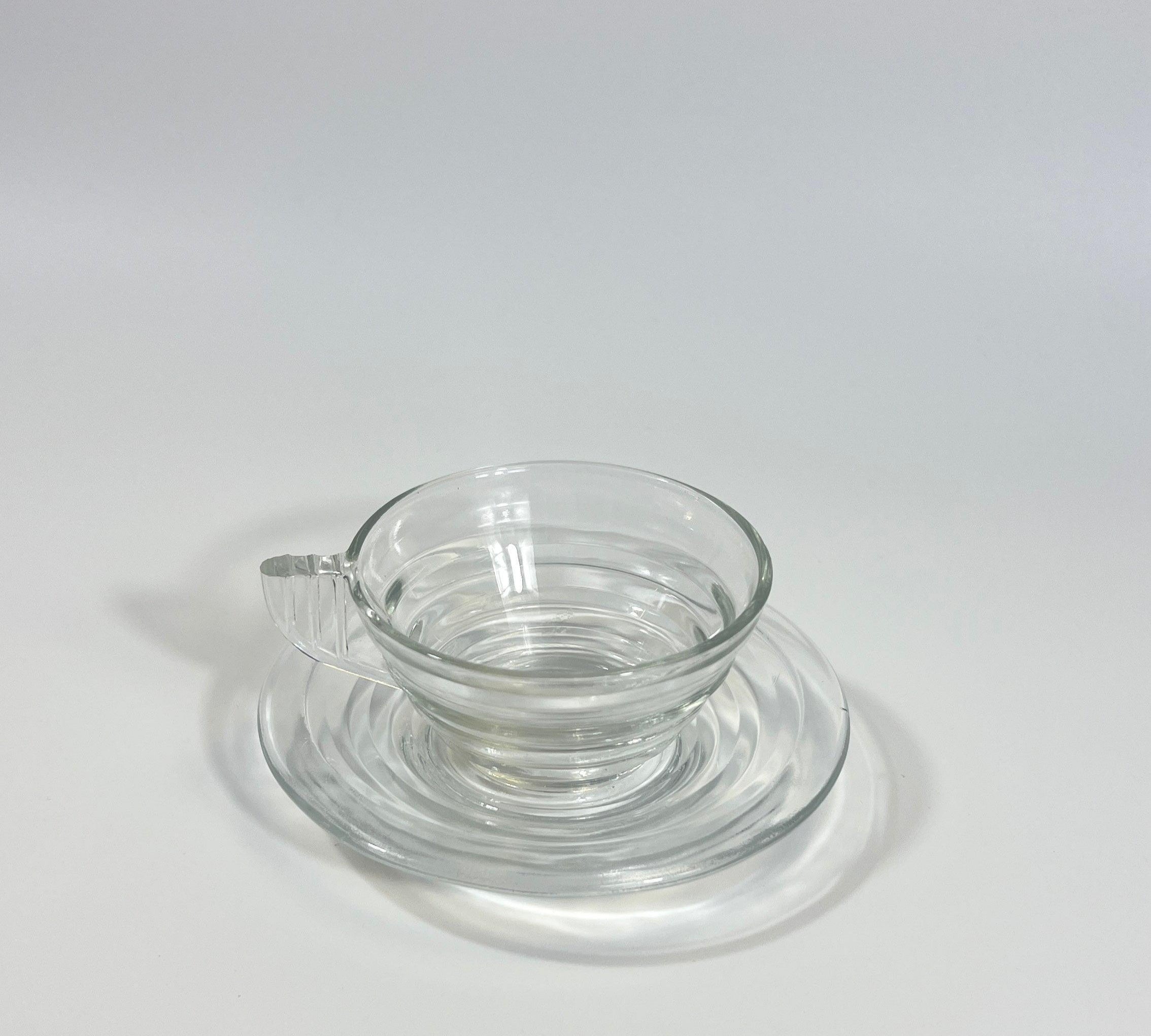 Arcopal glass espresso cup and saucer I Gondolo - L'Officina General Store