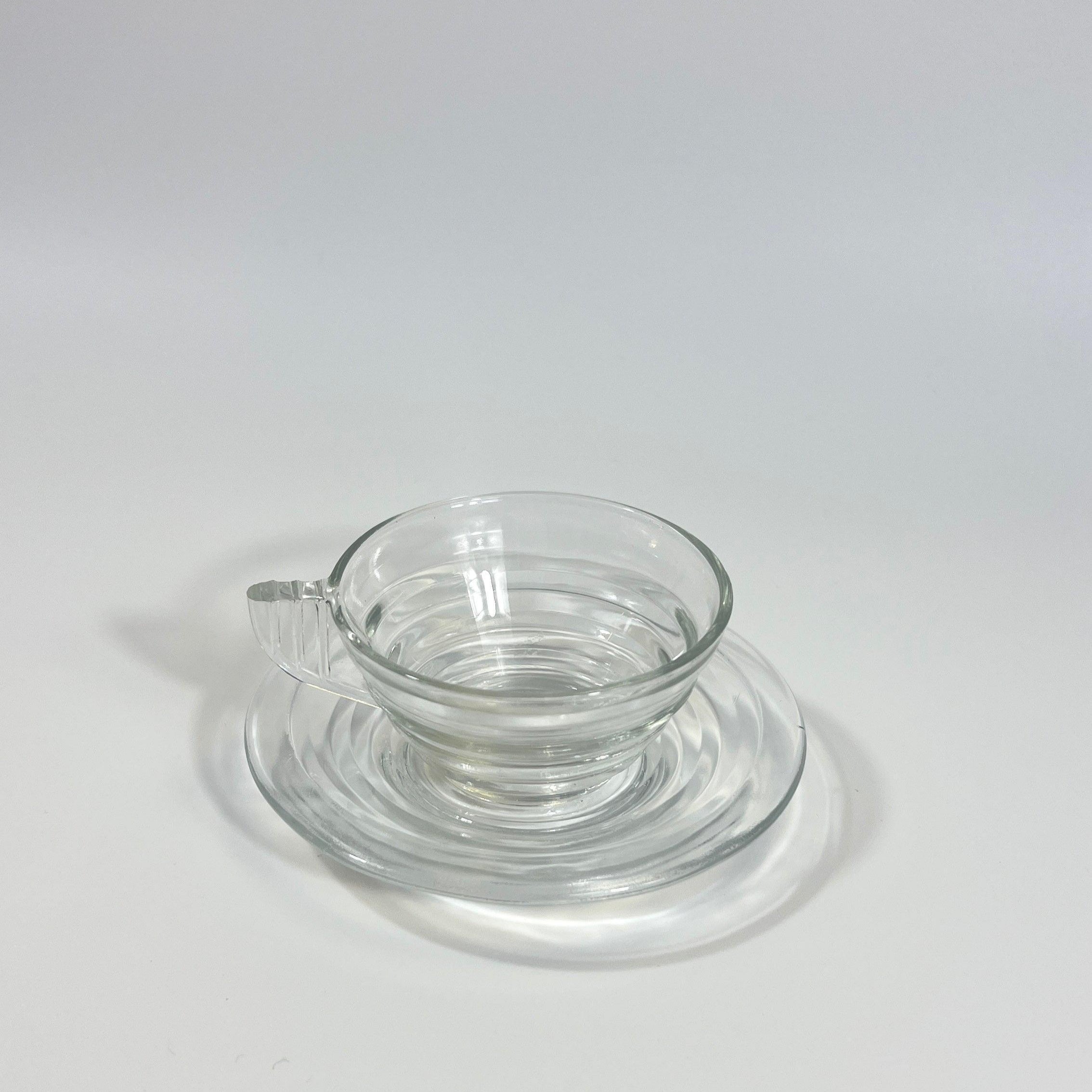 Arcopal glass espresso cup and saucer I Gondolo - L'Officina General Store