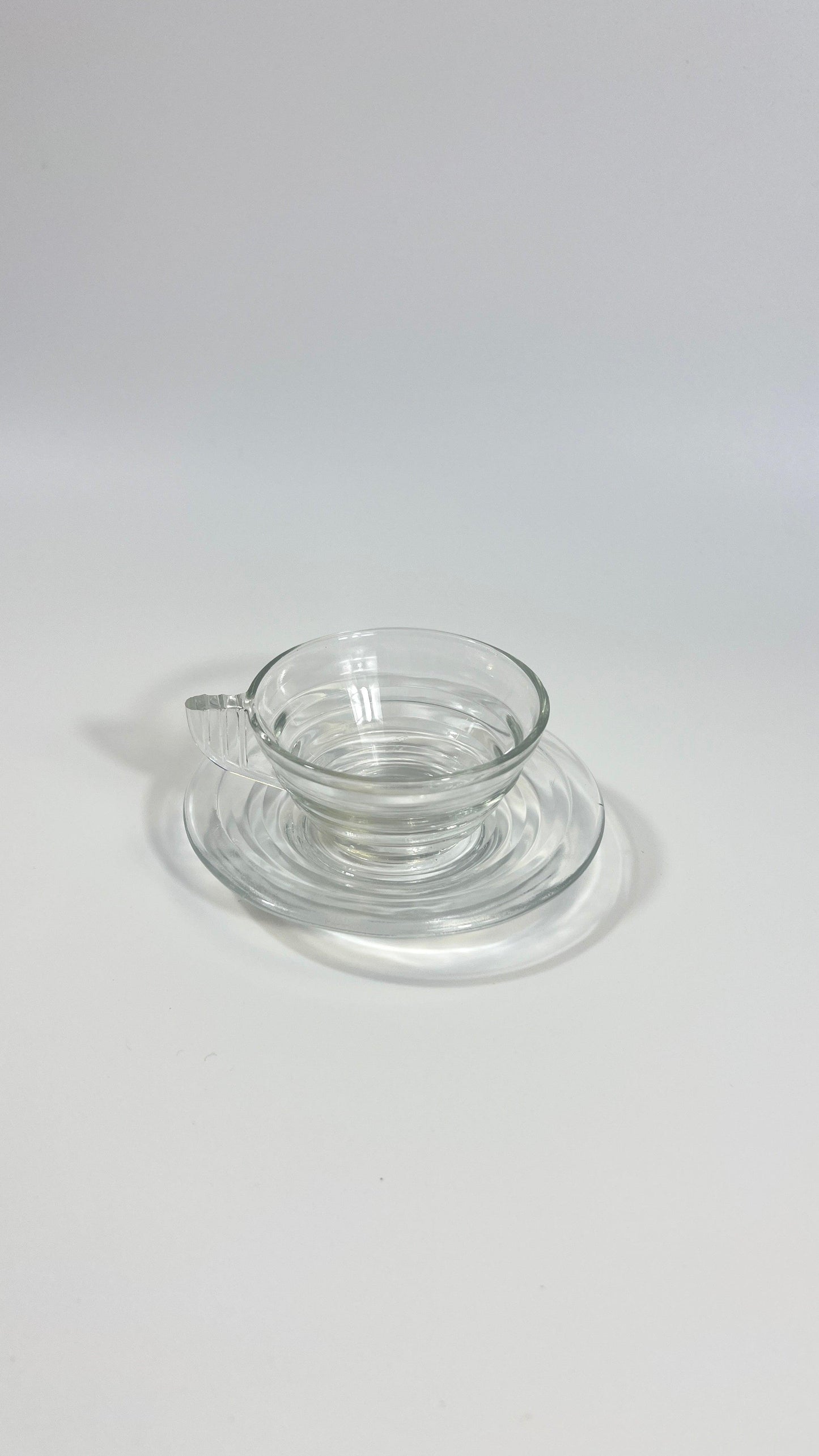 Arcopal gondolo espresso cup set glass coffee 1950