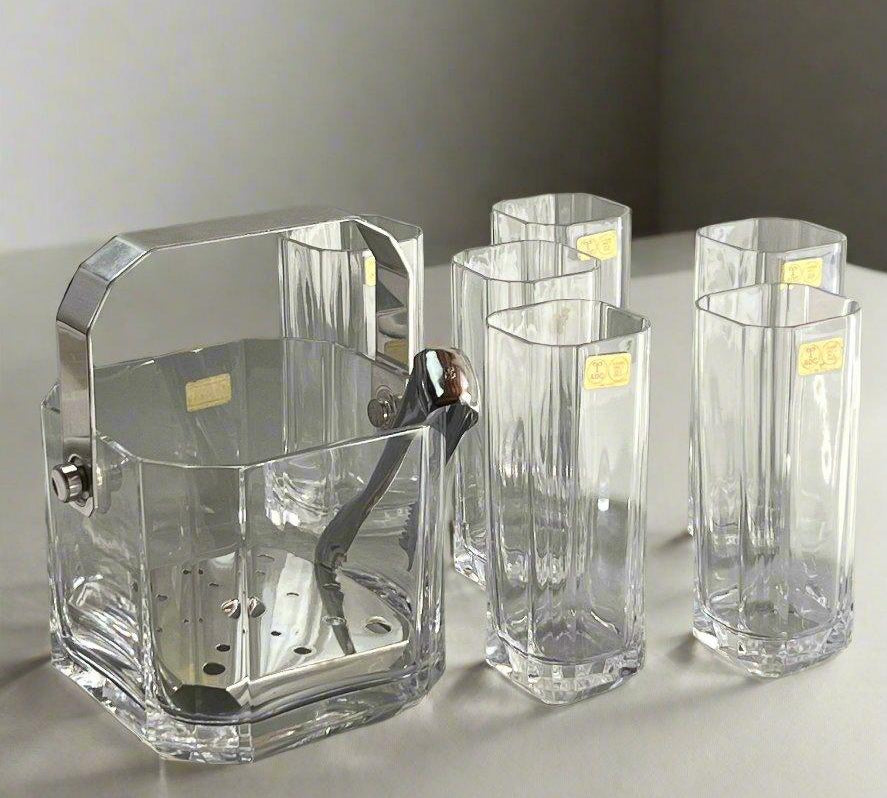 CRYSTAL COCKTAIL SET I Polygon I Arnolfo di Cambio - L'Officina General Store