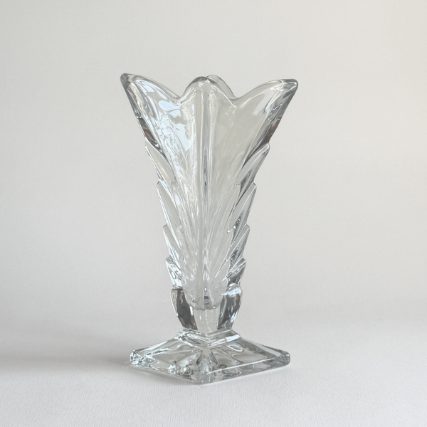 Vaso in vetro pressato Art Déco | Boemia · Anni '30 — L'Officina General Store