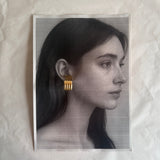 Golden Hoop Clip Earrings