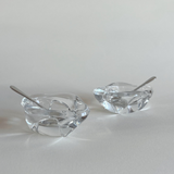 Bayel crystal salt cellar I Set of 2