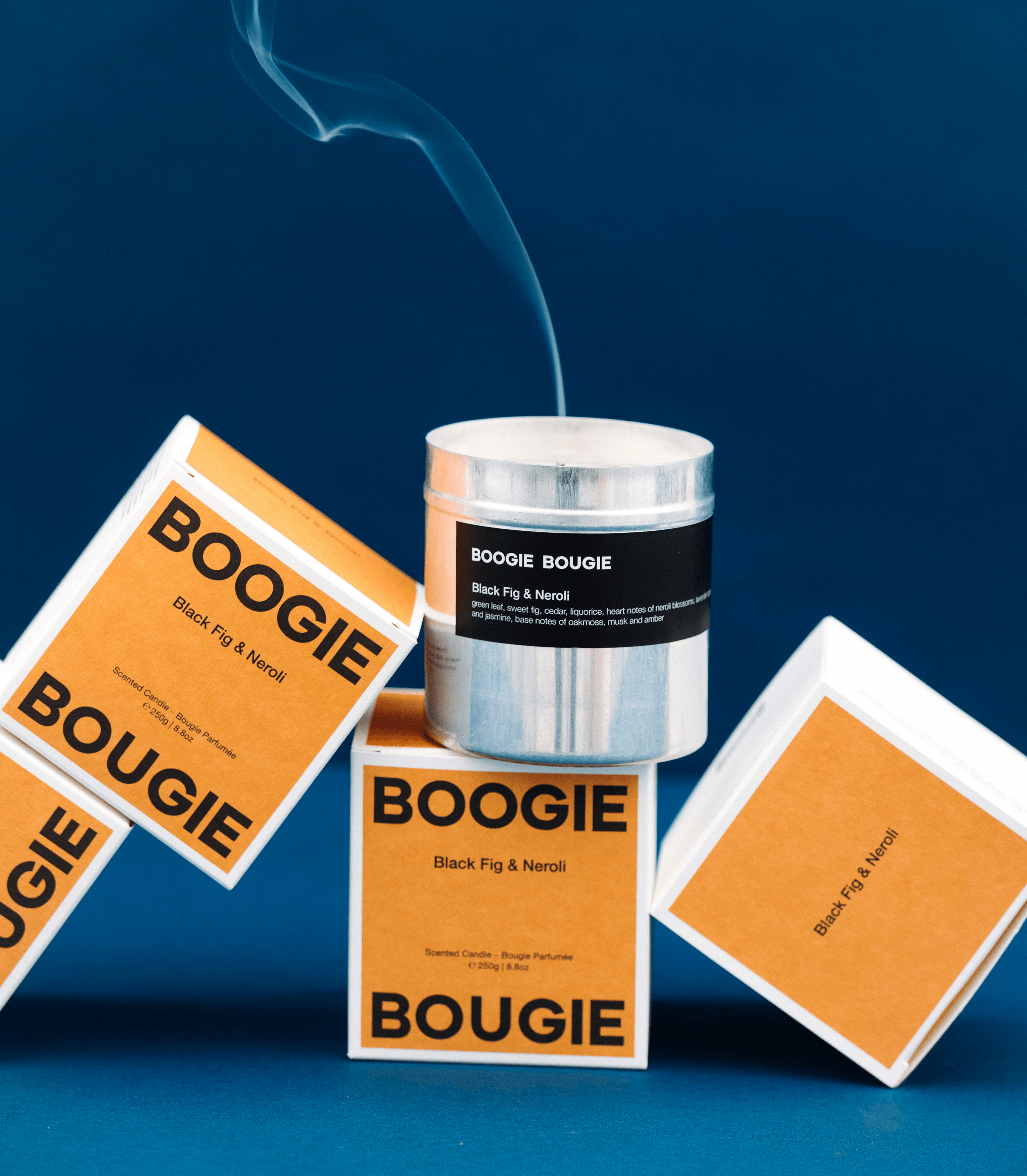 BOOGIE BOUGIE I BLACK FIG & NEROLI I Eco-friendly Soy Wax Candle - L'Officina General Store