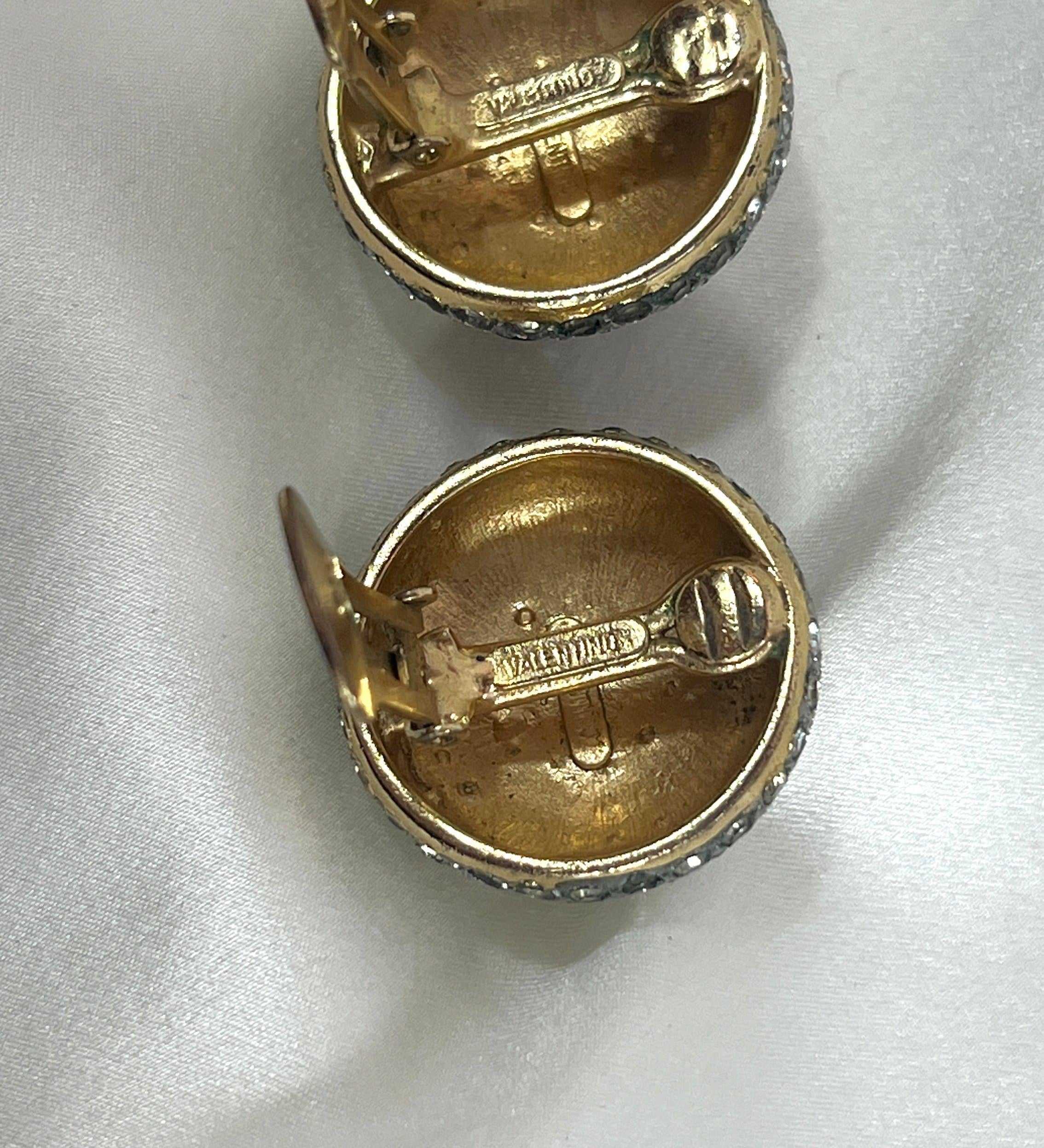 Valentino Garavani I Crystal Couture earrings I 1980s - L'Officina General Store