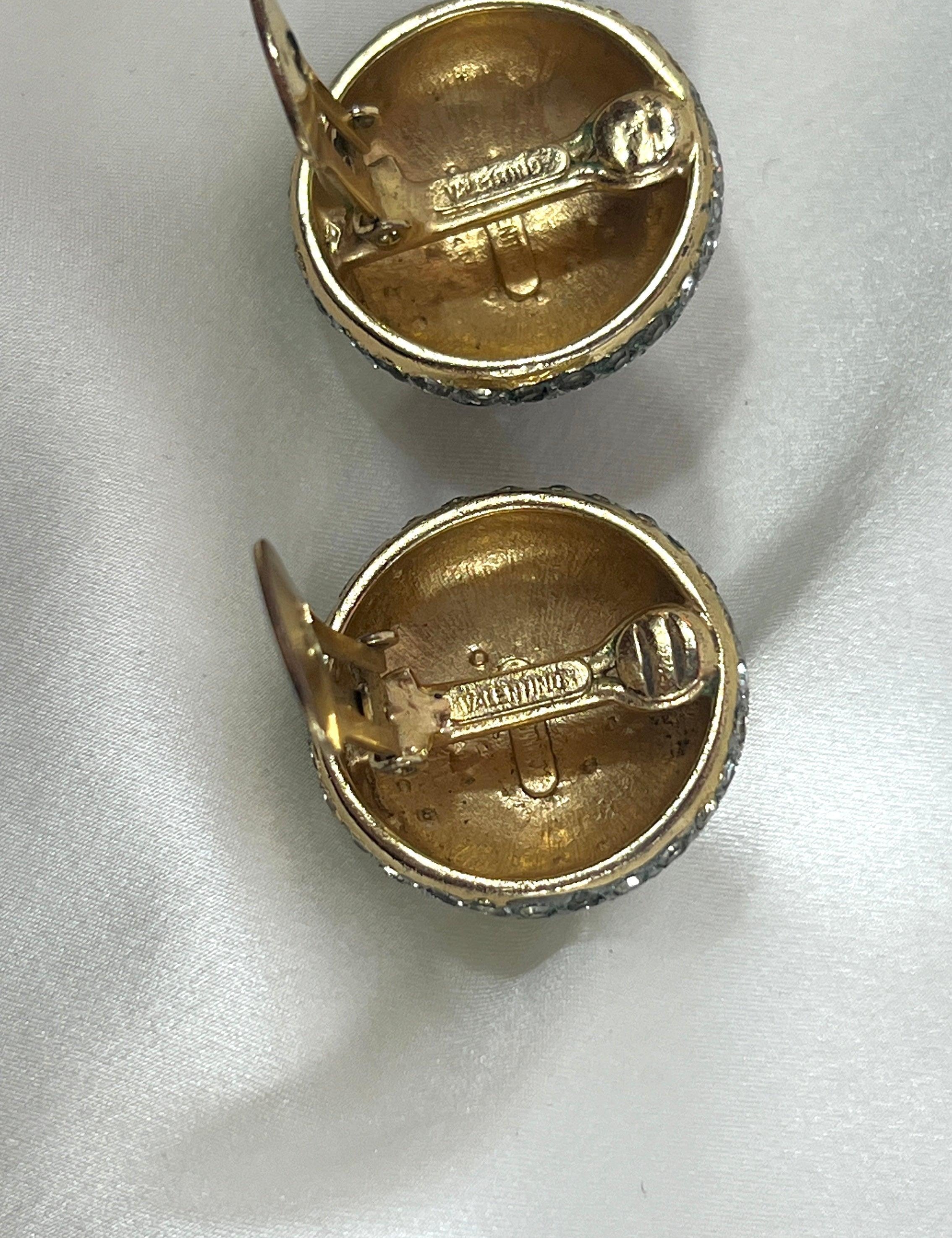 Valentino Garavani I Crystal Couture earrings I 1980s - L'Officina General Store