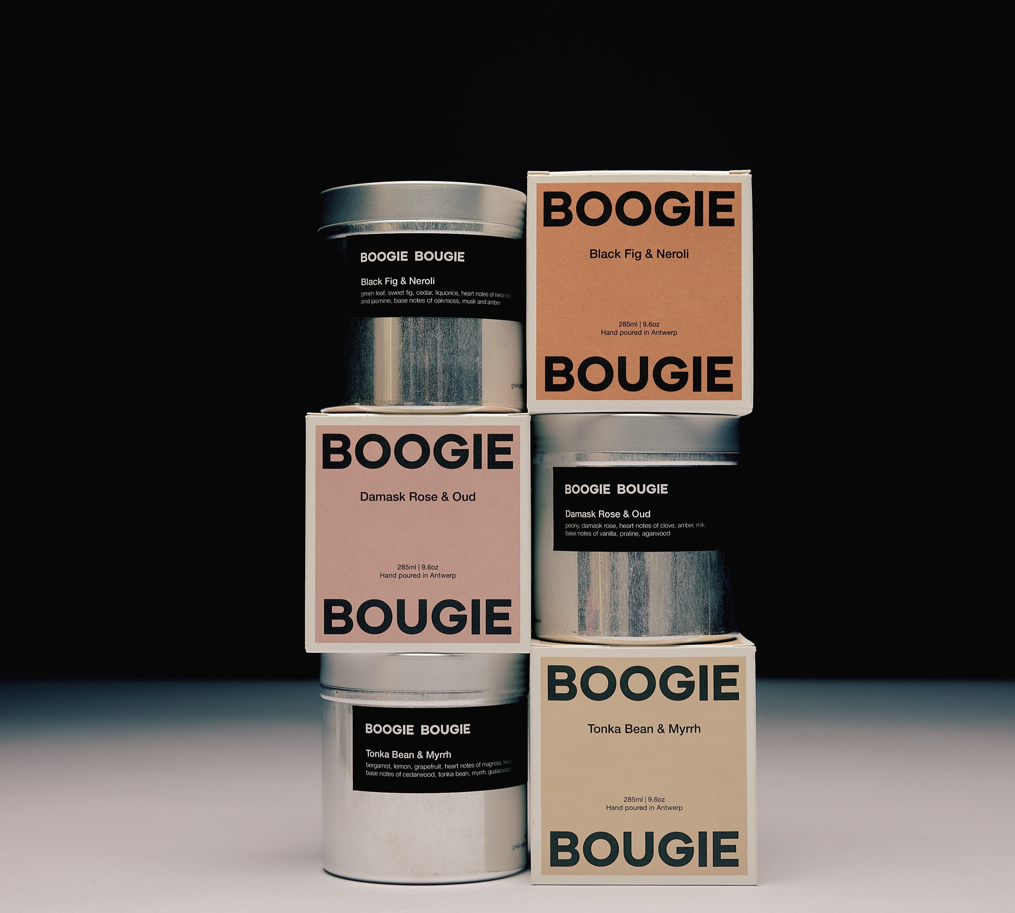 BOOGIE BOUGIE I TONKA BEAN & MYRRH I Eco-friendly Soy Wax Candle - L'Officina General Store