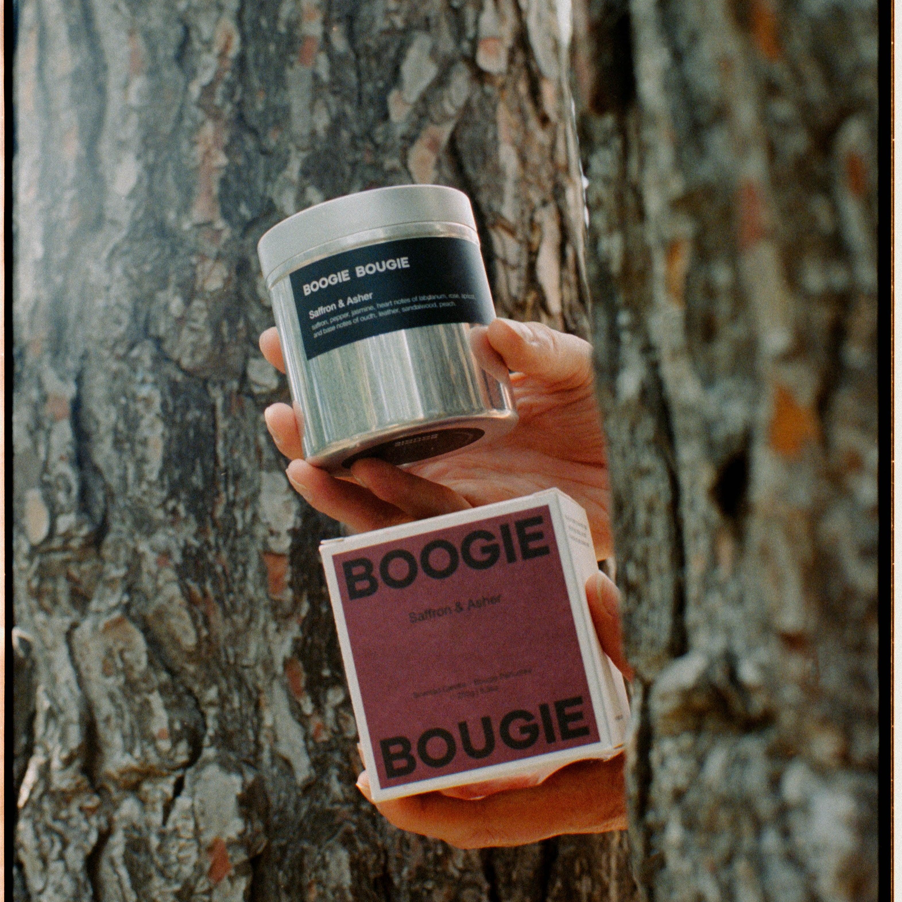 BOOGIE BOUGIE I SAFRON & ASHER I Eco-friendly Soy Wax Candle - L'Officina General Store