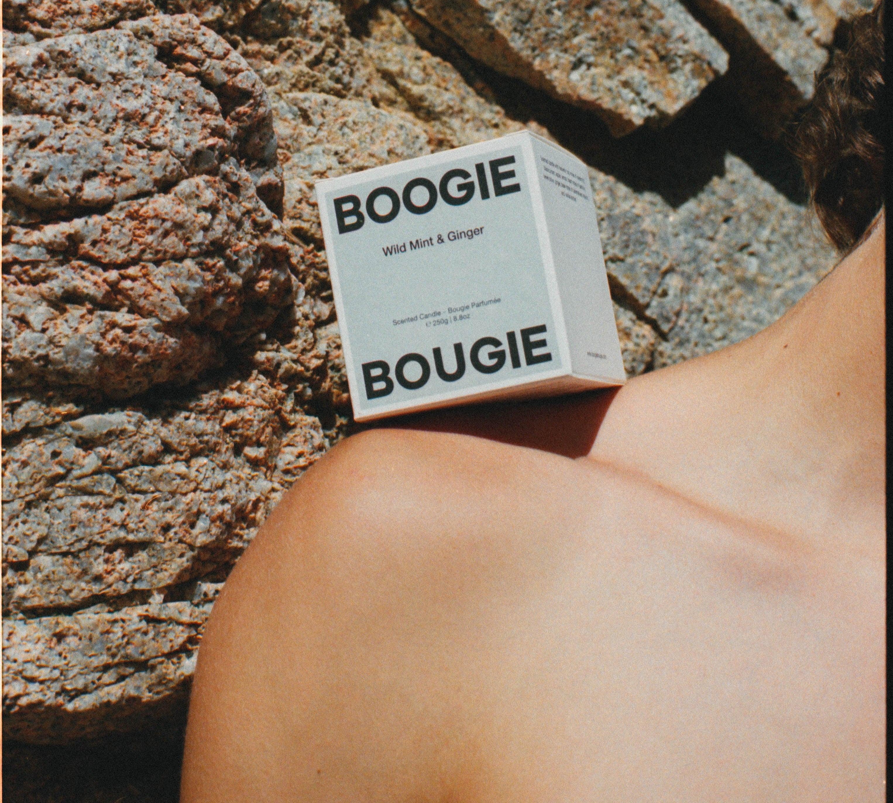 BOOGIE BOUGIE I WILD MINT & GINGER I Eco-friendly Soy Wax Candle - L'Officina General Store