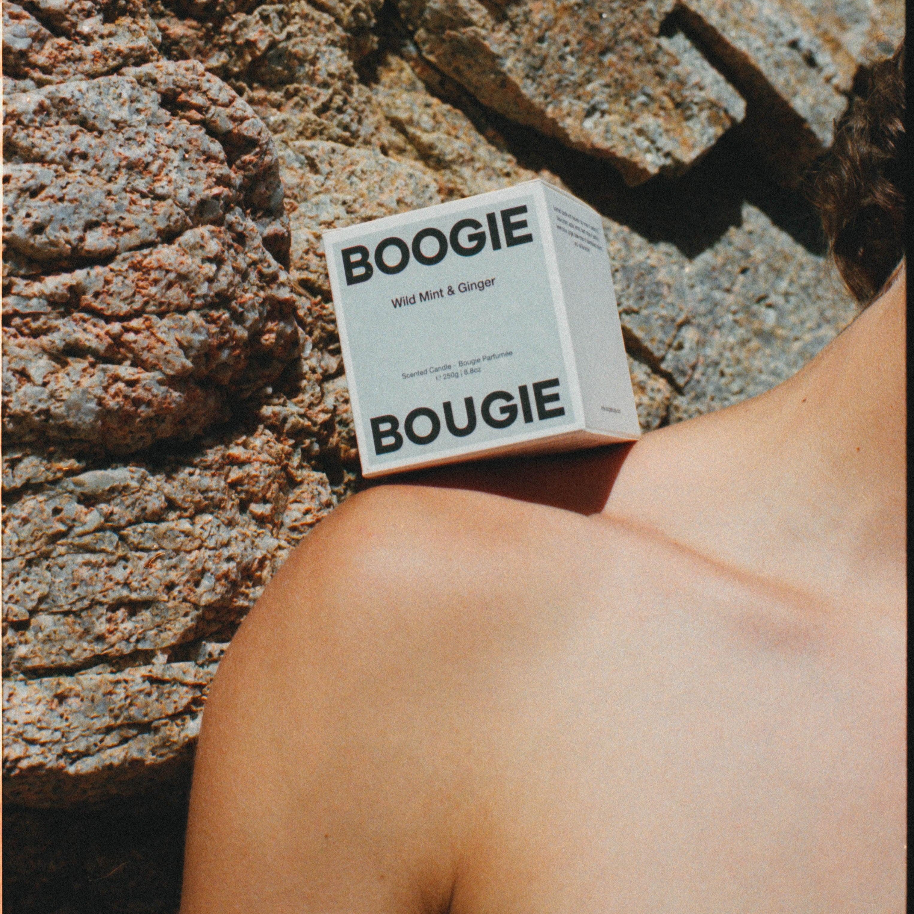BOOGIE BOUGIE I WILD MINT & GINGER I Eco-friendly Soy Wax Candle - L'Officina General Store