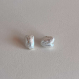 Orecchini a clip con perle naturali barocche