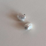 Orecchini a clip con perle naturali barocche