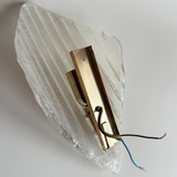 Murano Glass Sconces in Grit I Italy 1970s